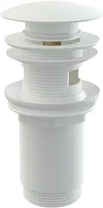 Выпуск автоматический для раковины с переливом Ravak белый матовый X01836 Выпуск автоматический для раковины с переливом Ravak белый матовый X01836, 1