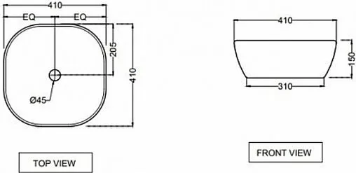 Раковина Jaquar JDR белый JDS-WHT-25911