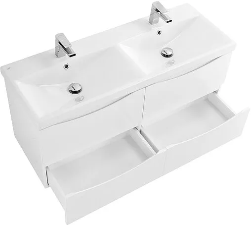 Тумба-умывальник подвесная BelBagno MARINO-CER 120 Bianco Opaco MARINO-CER-1200-4C-SO-2-BO-P+BB-0325-120-2-LVB