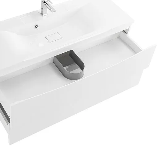 Тумба-умывальник подвесная BelBagno MARINO 120 Bianco Lucido MARINO-1200-2C-SO-BL-P+BB1200/450-LV-MR-PR