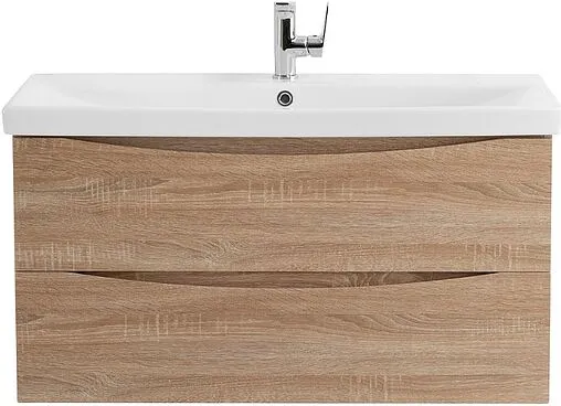 Тумба под умывальник подвесная BelBagno MARINO 90 Rovere Bianco MARINO-900-2C-SO-WO-P