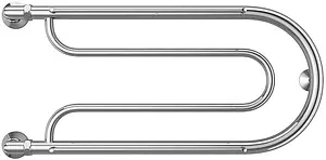 Полотенцесушитель водяной Terminus Фокстрот 1" БШ 320х700 полированная сталь 4620768881534 Полотенцесушитель водяной Terminus Фокстрот 1" БШ 320х700 полированная сталь 4620768881534, 3