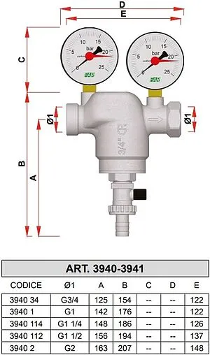 Фильтр тонкой очистки воды 1&quot;в x 1&quot;в Far FA 3940 1