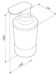 Дозатор для жидкого мыла Am.Pm Sensation хром A3031900 Дозатор для жидкого мыла Am.Pm Sensation хром A3031900, 2