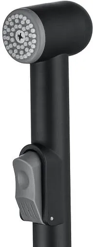 Смеситель для раковины с гигиеническим душем Aquatek Вега чёрный матовый AQ1012MB