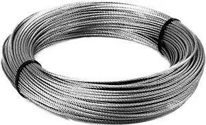 Трос из нержавеющей стали 5мм (на отрез) ACR SS304 Трос из нержавеющей стали 5мм (на отрез) ACR SS304, 2