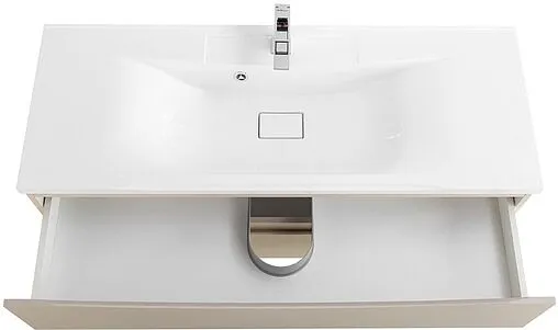 Тумба-умывальник подвесная BelBagno MARINO 120 Crema Opaco MARINO-1200-2C-SO-CO-P+BB1200/450-LV-MR-PR