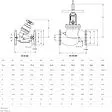 Балансировочный клапан DN50 Kvs 47.63 Cimberio CIM 3739B 50