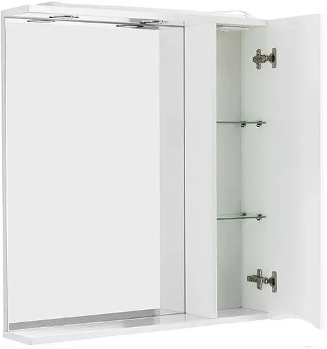 Шкаф-зеркало BelBagno FLY-MARINO 60 R Bianco Lucido MARINO-SPC-600/750-1A-BL-P-R