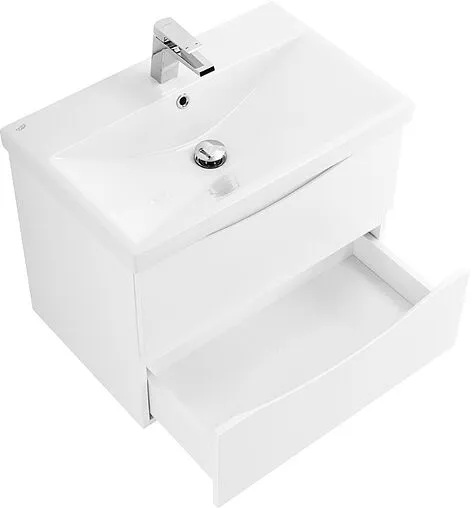 Тумба-умывальник подвесная BelBagno MARINO-CER 70 Bianco Opaco MARINO-CER-700-2C-SO-BO-P+BB-0321-70-LVB