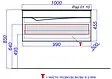 Тумба-умывальник подвесная Clarberg Papyrus Т10м 100 белый PAP0110+Pap.10.04. WG