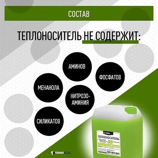 Теплоноситель (Антифриз) пропиленгликоль TERMOPLUS ECO PROPYLENE 20кг