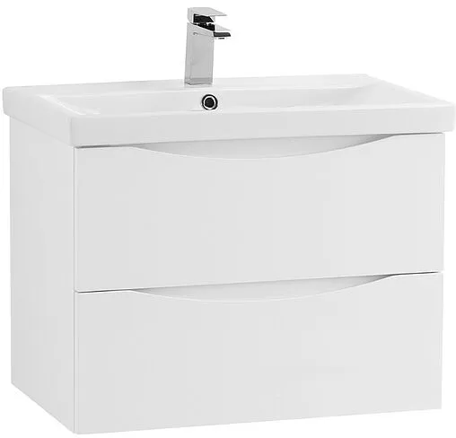 Тумба-умывальник подвесная BelBagno MARINO-CER 60 Bianco Lucido MARINO-CER-600-2C-SO-BL-P+BB-0320-60-LVB