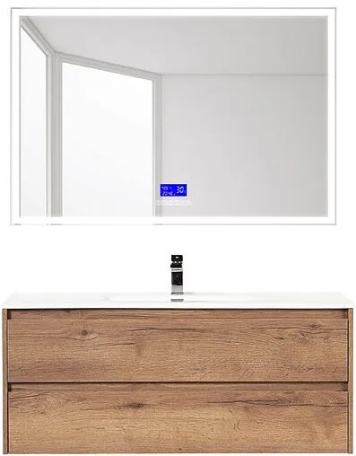 Тумба-умывальник подвесная BelBagno KRAFT 120 Rovere Tabacco KRAFT-1200-2C-SO-RT+BB1200ETL