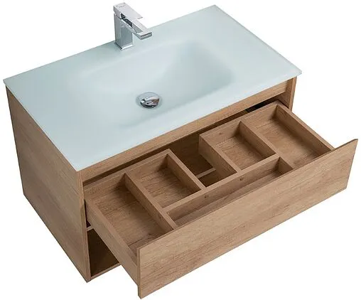 Тумба под умывальник подвесная BelBagno KRAFT 100 Rovere Nebrasca Nature KRAFT-1000-1C-SO-RNN