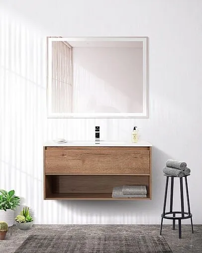 Тумба-умывальник подвесная BelBagno KRAFT 80 Rovere Tabacco KRAFT-800-1C-SO-RT+