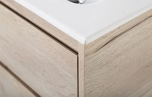 Тумба под умывальник подвесная BelBagno KRAFT 60 Rovere Galifax Bianco KRAFT-600-2C-SO-RGB