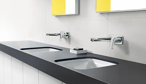 Смеситель для раковины из стены Hansgrohe Logis хром 71220000