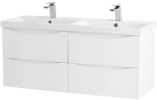 Тумба-умывальник подвесная BelBagno MARINO-CER 120 Bianco Opaco MARINO-CER-1200-4C-SO-2-BO-P+BB-0325-120-2-LVB