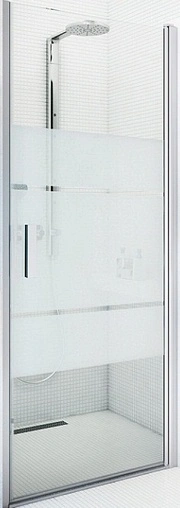 Дверь в нишу 900мм прозрачное/матовое стекло Roltechnik Tower Line TCN1/900 728-9000000-00-20