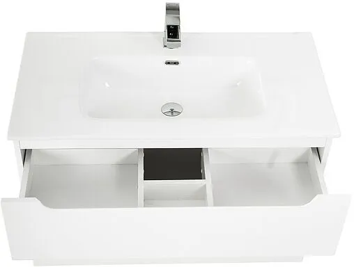 Тумба под умывальник подвесная BelBagno ETNA H-60 90 Bianco Lucido ETNA-H60-900-2C-SO-BL-P