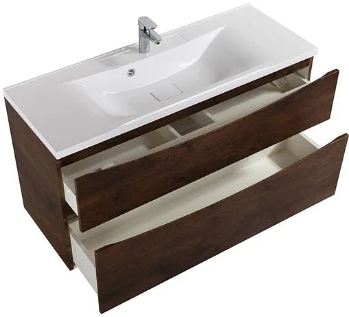 Тумба под умывальник подвесная BelBagno MARINO-H60 110 Rovere Moro MARINO-H60-1100-2C-SO-RW-P