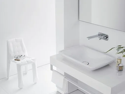 Смеситель для раковины из стены Hansgrohe PuraVida хром 15084000