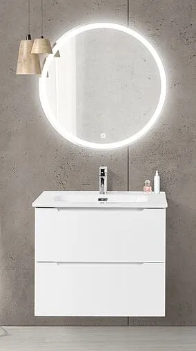 Тумба под умывальник подвесная BelBagno ETNA H-60 80 Bianco Lucido ETNA-H60-800-2C-SO-BL-P