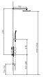 Душевая система с термостатом для душа Timo Tetra-thermo хром SX-0179/00SM