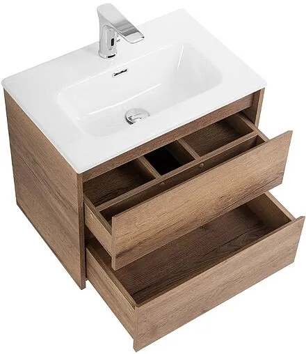 Тумба под умывальник подвесная BelBagno KRAFT 39 70 Rovere Tabacco KRAFT 39-700/390-2C-SO-RT