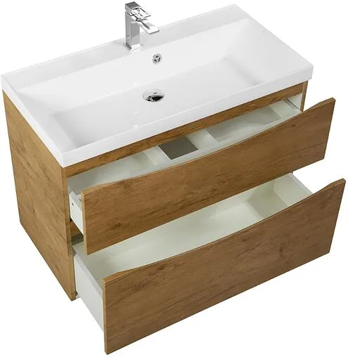 Тумба-умывальник подвесная BelBagno MARINO-H60 90 Rovere Nature MARINO-H60-900-2C-SO-RN-P+