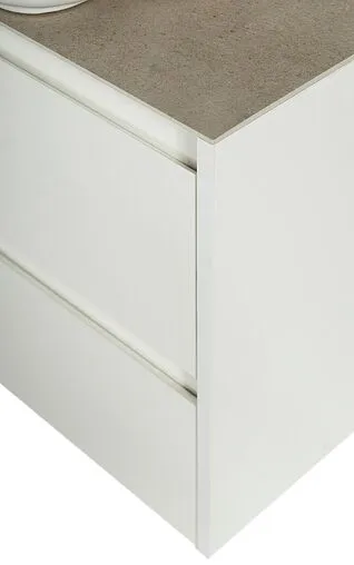 Тумба-умывальник подвесная BelBagno KRAFT 80 Bianco Opaco KRAFT-800-2C-SO-BO+