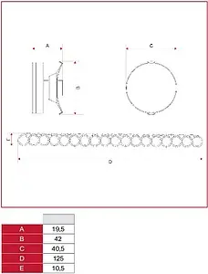 Термометр биметаллический накладной Itap 80°С 492N Термометр биметаллический накладной Itap 80°С 492N, 2