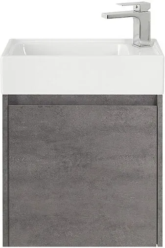 Тумба под умывальник подвесная BelBagno KRAFT MINI 50 L Cemento Grigio KRAFT MINI-500/260-1A-SO-CG-L