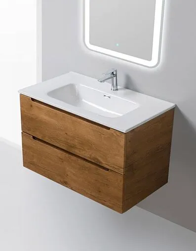 Тумба-умывальник подвесная BelBagno ETNA 80 Rovere Nature ETNA-800-2C-SO-RN-P+