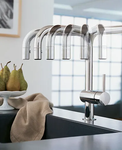 Смеситель для кухни с выдвижным изливом Grohe Minta хром 32322000