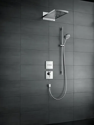 Термостат с отдельным выводом для ручного душа Hansgrohe ShowerSelect Highflow хром 15761000