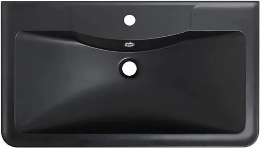 Раковина BelBagno 80 чёрный матовый BB800/455-LV-ART-ALR-NERO