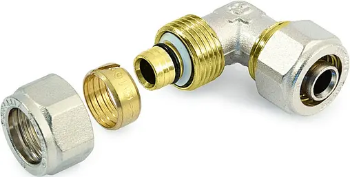 Уголок компрессионный соединительный 32мм x 32мм General Fittings 530020N323000A