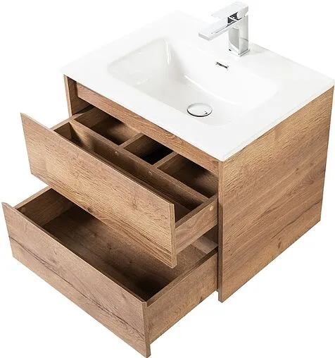 Тумба-умывальник подвесная BelBagno KRAFT 70 Rovere Tabacco KRAFT-700-2C-SO-RT+BB700ETL