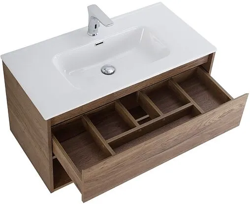 Тумба-умывальник подвесная BelBagno KRAFT 80 Rovere Tabacco KRAFT-800-1C-SO-RT+