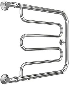 Полотенцесушитель водяной Terminus Фокстрот 1" БШ 500х600 полированная сталь 4620768881046 Полотенцесушитель водяной Terminus Фокстрот 1" БШ 500х600 полированная сталь 4620768881046, 1