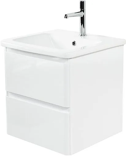 Тумба-умывальник подвесная BelBagno ALBANO-CER 60 Bianco Lucido ALBANO-CER-600-2C-SO-BL+12060-KL