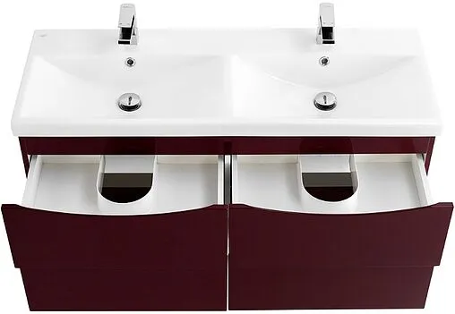 Тумба-умывальник подвесная BelBagno MARINO-CER 120 Bordo Lucido MARINO-CER-1200-4C-SO-2-BRDL-P+BB-0325-120-2-LVB