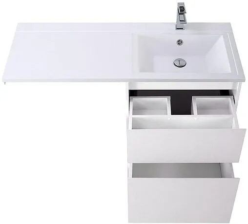 Тумба под умывальник напольная BelBagno KRAFT-LVD 58 Bianco Opaco KRAFT-LVD-580/1200-2C-PIA-BO