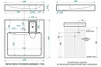 Раковина MARRBAXX Монако 60 белый V051D001