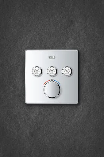 Термостат для 3 потребителей Grohe Grohtherm SmartControl хром 29126000