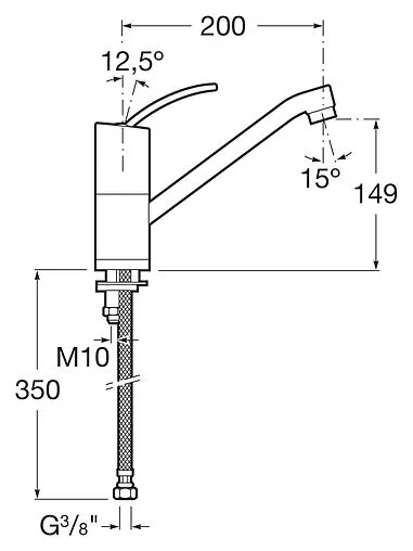 Смеситель для кухни Roca Moai хром 5A8146C00