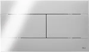 Клавиша смыва для унитаза OLI Slim Oliveira 659044 хром глянцевый Клавиша смыва для унитаза OLI Slim Oliveira 659044 хром глянцевый, 1