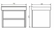 Тумба-умывальник подвесная Comforty Дублин 75 белый 00004137103CF